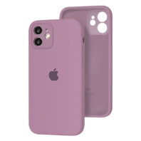 Чехол Silicone Case Full Camera для iPhone 12 Blueberry